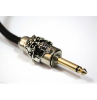 Гитарный кабель с джеками на магнитных контактах  ZZYZX Snap Jack Magnum Series Dual (20ft) SKULL