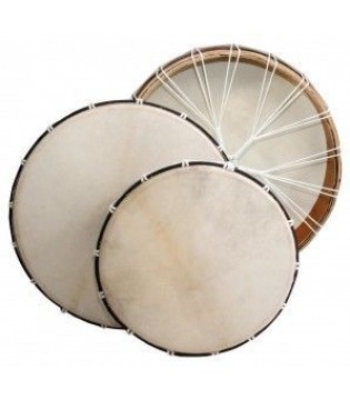 Шаманский барабан, диаметр 40см, козья кожа, махагон Terre 38240262