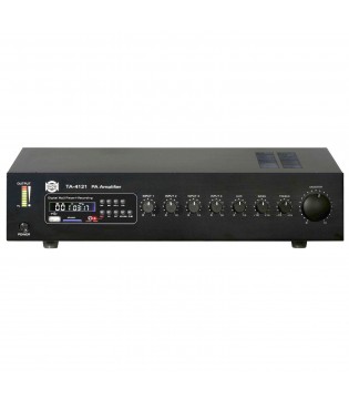 Show TA-4121 - трансляц. система 120вт, 70/100в, 4Line/mic+2AUX, MP3 плеер пишущий