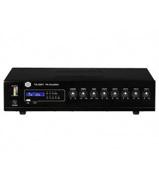 Show TA-3241 - трансляц. система 240вт, 25/70/100в, 4Line/mic+2AUX, MP3 плеер .
