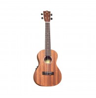 WIKI UK20CE - гитара укулеле-концертная с подключением, красное дерево, цвет натурал.