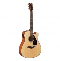 Yamaha FGX800C N - электроакустическая гитара с вырезом, цвет натуральный