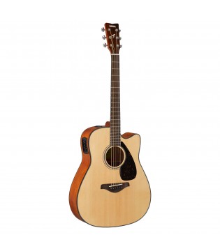 Yamaha FGX800C N - электроакустическая гитара с вырезом, цвет натуральный