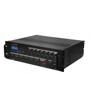 SHOW PS-2406 - трансляционная система 240 вт,100в/4 ом, 6 зон, со встроенным MP3, FM