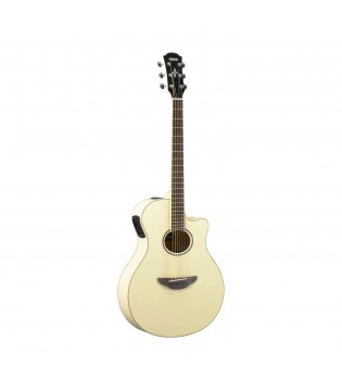 Yamaha APX600VWH - акустическая гитара со звукоснимателем, цвет VINTAGE WHITE