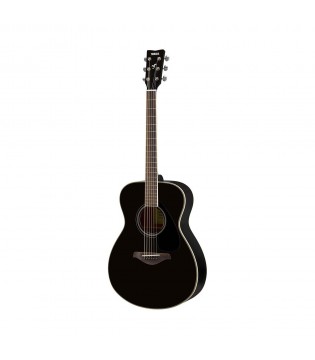 Yamaha FS820 BL - акустическая гитара, корпус компакт, корпус - массив  ели, цвет-черный