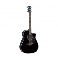 Yamaha FGX820C BL - электроакустическая гитара с вырезом, цвет- чёрный