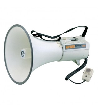 SHOW ER-68 - мегафон 45 вт,  15в, выносной микрофон, вх.AUX, вес 3,3 кг, алюминий