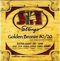 SIT GB121046 GOLDEN BRONZE - Струны для акустической гитары (10/10-14/14-22/9-30/12-38/17-46/25)