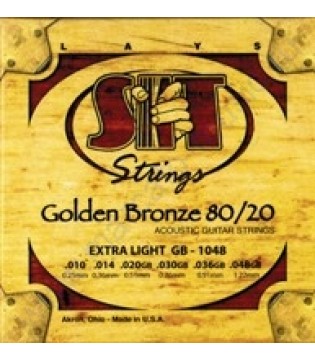 SIT GB121046 GOLDEN BRONZE - Струны для акустической гитары (10/10-14/14-22/9-30/12-38/17-46/25)