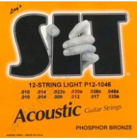 SIT P121046 PHOSPHOR BRONZE - Струны для акустической 12-ст. гитары (10/10-14/14-22/9-30/12-38/17-46/25)
