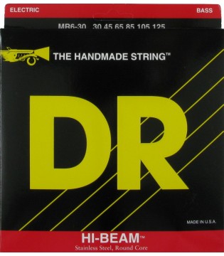 HI-BEAM - Струны для бас гитар DR MR6-30 (30-125)