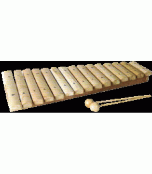 BRAHNER XL-15A - Ксилофон диатонический, 15 нот, деревянные пластины, детский