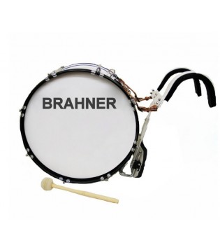 БАС-барабан (маршевый)  BRAHNER MBD-2212H/WH  размер 22