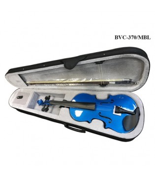 Скрипка BRAHNER  BVC-370/MBL 4/4  окрашенная, цвет - СИНИЙ металик