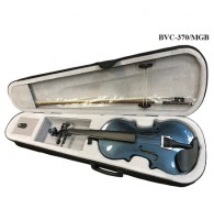 Скрипка BRAHNER  BVC-370/MGB 4/4  окрашенная, цвет - СИНЕ-СЕРЫЙ металик