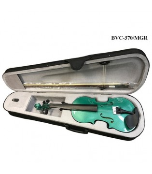Скрипка BRAHNER  BVC-370/MGR 4/4  окрашенная, цвет - ЗЕЛЁНЫЙ металик