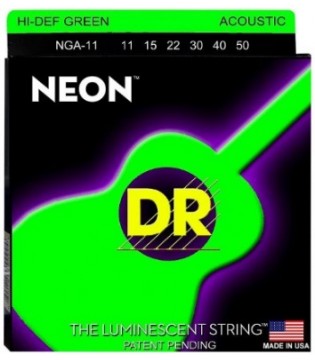 NEON Струны для акустических гитар DR NGA-11