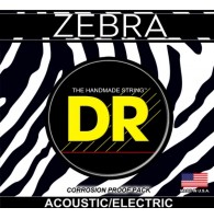 ZEBRA Струны для акустических и электро гитар DR ZAE-10