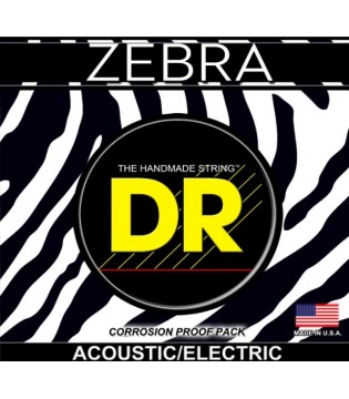 ZEBRA Струны для акустических и электро гитар DR ZAE-10