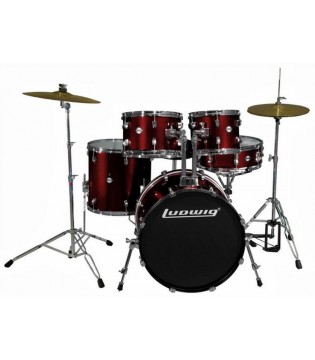 Ударная установка LUDWIG LC170 (4) Accent CS Combo Wine Red (красный)