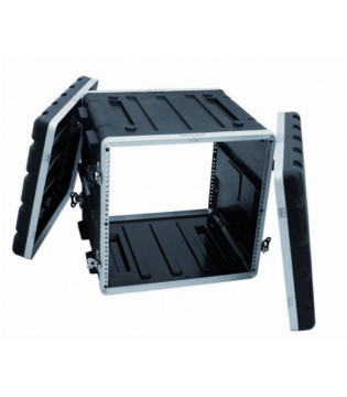 Пластиковый рэковый кейс ROADINGER Kunststoff-Rack KR-19, 10HE, DD, schwarz