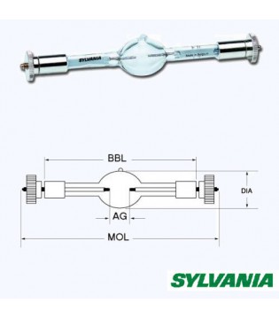 Sylvania BA1200DE S6.0(MSR1200SA/DE) лампа газоразрядная, 1200W