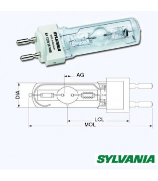 Sylvania BA1200SE NHR(MSR1200) лампа газоразрядная, 1200W
