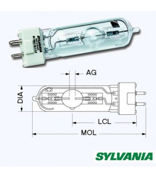 Sylvania BA250/2 SE D(MSD250/2) лампа газоразрядная, 250W)