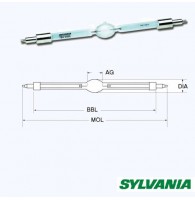 Sylvania BA4000DE(MSI4000) лампа газоразрядная, 4000W