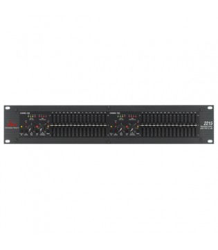 dbx 2215 графический эквалайзер 2-канальный с лимитером PeakPlus и системой шумоподавления Type III